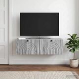 Maison Exclusive Meuble TV mural Sonoma gris 98 x 31 x 30 cm bois d'ingénierie