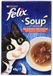 Purina Felix Soup Kat lekkere keuze met rundvlees, met kip, met lam - 48 zakjes van elk 48 g