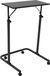 Banc d'entraînement réglable - Support de vélo d'intérieur - Hauteur 91–123,5 cm - Plateforme 60x30 cm - Cadre en métal - Capacité de charge 15 kg - Avec roues