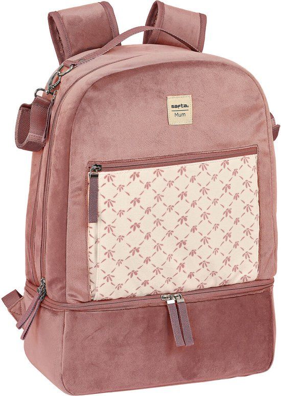 Safta Marsala Pink Backpack (30 x 43 x 15 cm)