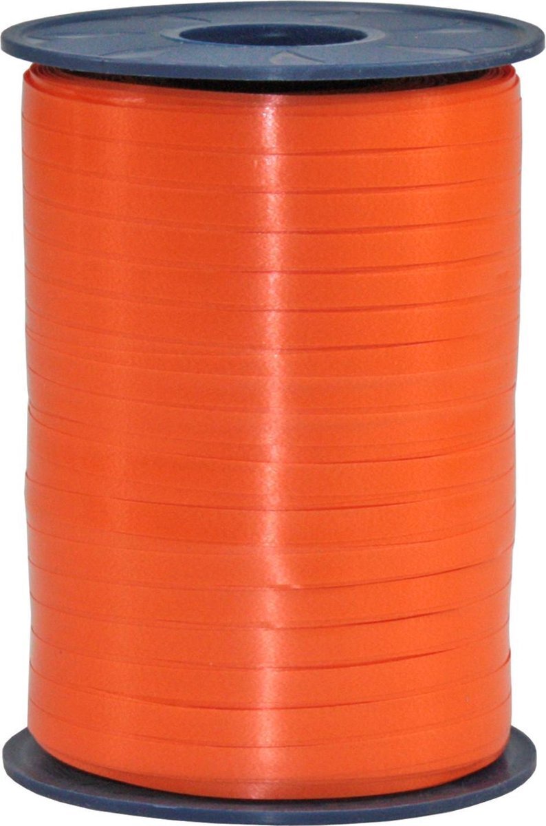 Folat Sierlint - kado - lint - 5mm x 500 mtr - Oranje - Verpakken