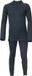 Trespass Kinderondergoed Unite360 Base Layer Set Mannen Black X Effen Polyester Katoen 5-6 jaar