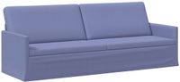 vidaXL 3-zits bank Jeans Blauw 220 x 81 x 82 cm Stof