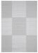 andiamo Arizona 721903 binnen- en buitentapijt, geweven tapijt voor terras en balkon, 200 x 290 cm, grijs-antraciet