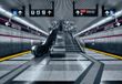 Komar Vol 15 Komar Fotobehang Subway - Metro Trein station - 368 x 254 cm - Papier - Grijs