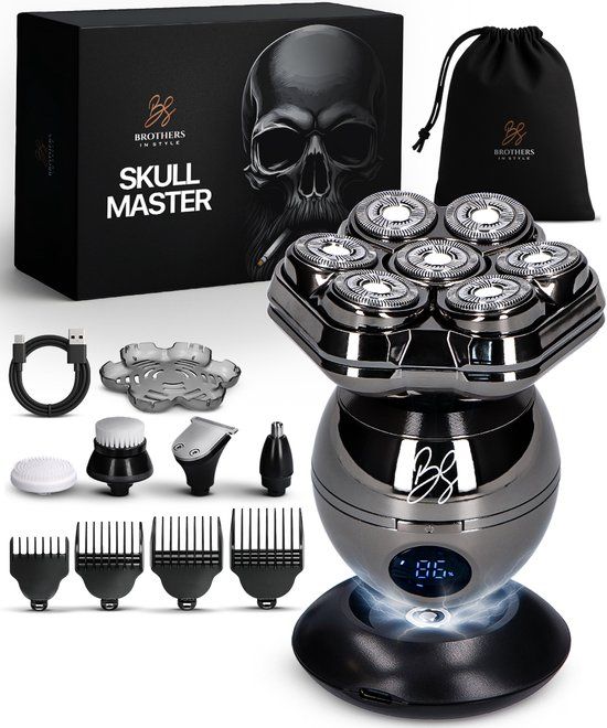 Brothers in Style Skull Master Pro 8-in-1 Scheerapparaat Mannen