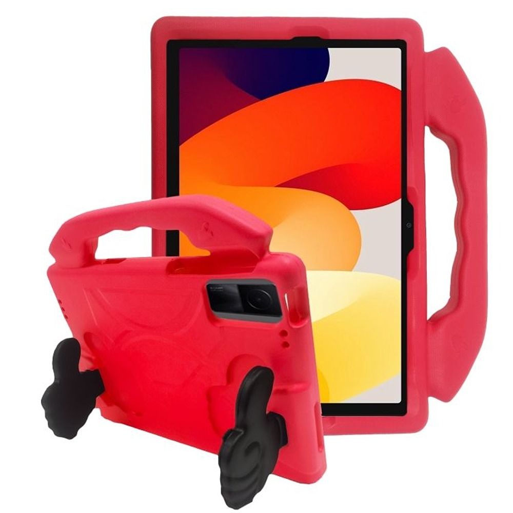 NONE Apple iPad 9/8/7 10.2 siliconen hoesje rode tabletcase
