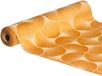 Chaks Tafelloper op rol - ginkgo print - oranje - 28 x 300 cm - polyester