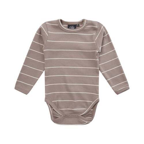 Sofie Schnoor Petit by Sofie Schnoor romper taupe/wit