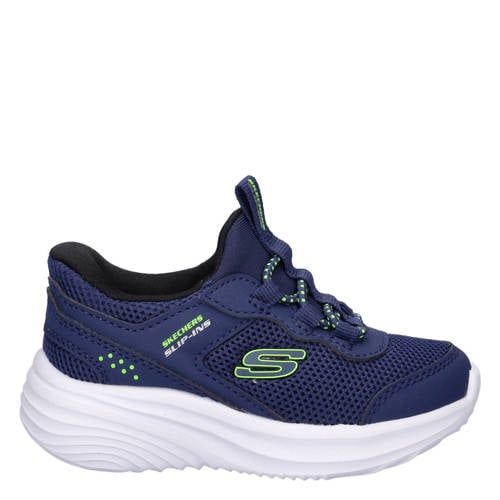 Skechers Bounder Pro sneakers met logo - donkerblauw
