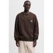 JACK & JONES ORIGINALS oversized sweater met backprint - bruin