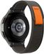Geen Sport Bandje Nylon Zwart Grijs voor Samsung Galaxy Watch 5 / 4