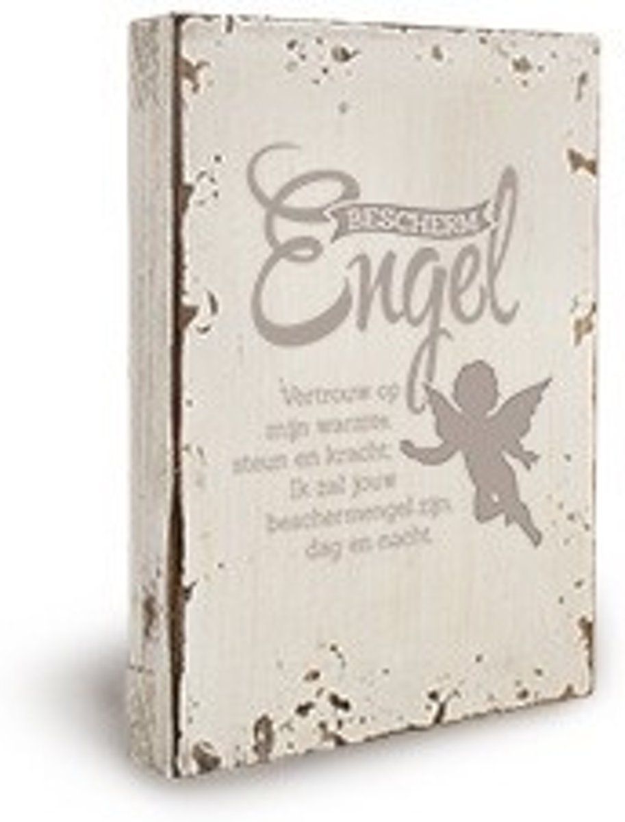 Miko Products - Houten decoratie - Beschermengel - 8714436060010