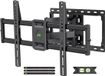 USX-MOUNT Support mural pivotant inclinable pour écrans LED, LCD, Plasma de 47 à 84 pouces avec VESA max. 600x400 mm, montage avec bras double extensible ultra-résistant jusqu'à 60 kg