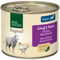 REAL NATURE Adult schapen en kip 6x200 g