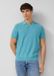 s.Oliver Strickpullover turquoise katoen lange mouw polokraag regular fit mannen S