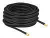 DeLOCK 90463 LMR300 Coaxkabel 15 m SMA Mannelijk/Vrouwelijk Zwart