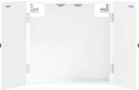 vidaXL Dartbord Kabinet BREDA Hoogglans Wit