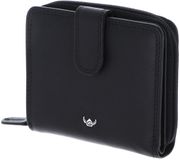 Golden Head Leren portemonnee Polo RFID Protect Minibörse mit Riegel 1006 Schwarz zwart