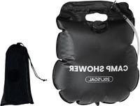 Merkloos / Sans marque Wan GmbH Kampeerdouche Zak - Draagbare Douche - Buiten Douchen - Zonlicht Verwarmd - 20L Capaciteit - Zwart