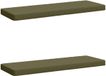 vidaXL Canapé 2 pièces VUGHT 100% Polyester Olive Green