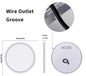 Miroir de salle de bain LED - Miroir mural rond - Ø 90 cm - Éclairage avant et arrière - 3 couleurs de lumière - Antibuée - Sans cadre - Design moderne