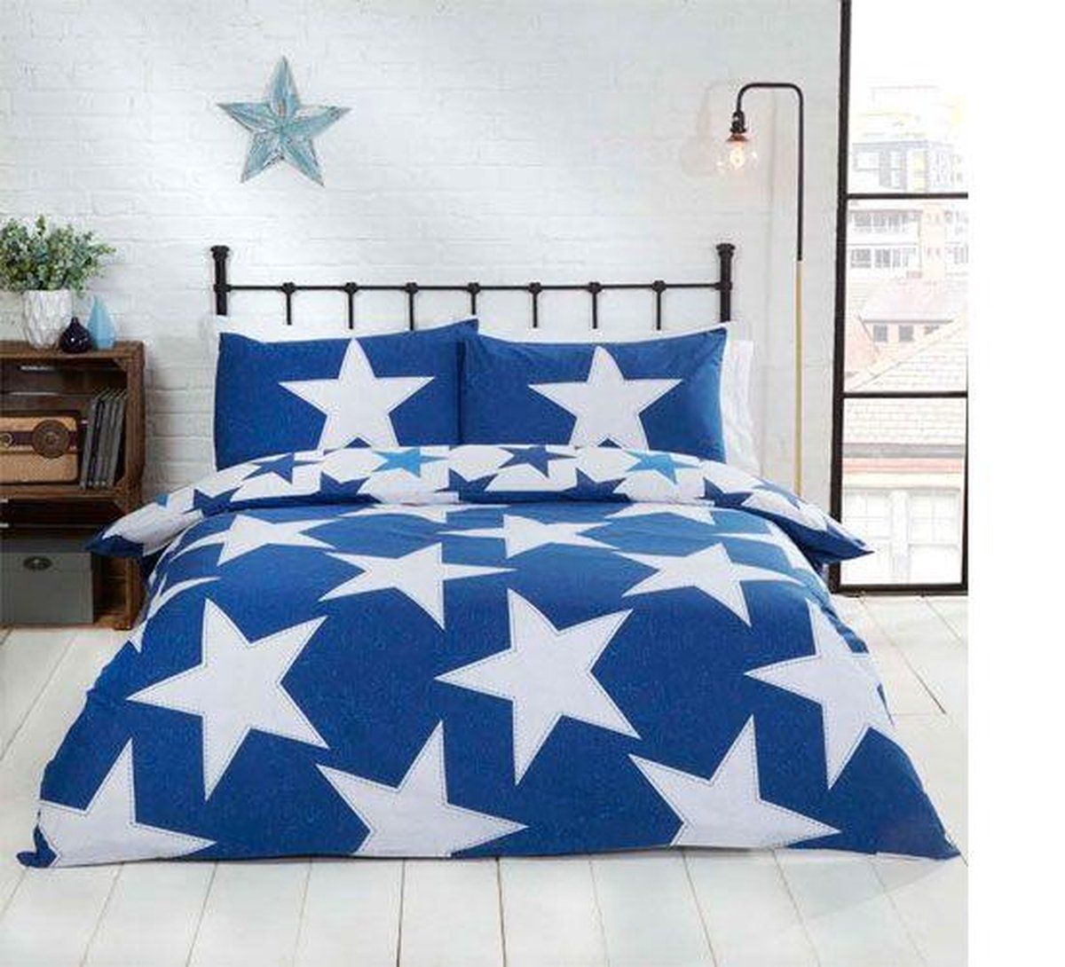 Studio Art Dekbedovertrek Sterren blauw - 2021 model