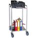 FIMM Chariot petit avec 2 tablettes 250 kg 635x470 mm tôle d'acier