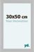 Cadre photo 30x50 cm - MDF - Blanc mat - Como