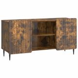 vidaXL TV-kast 102 x 34,5 x 52 cm Gerookt eiken Bewerkt hout