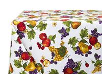 BIANCHERIAWEB Keukentafelkleed Eier RP, Made in Italy, tafelkleed van 100% katoen, 140 x 140 cm