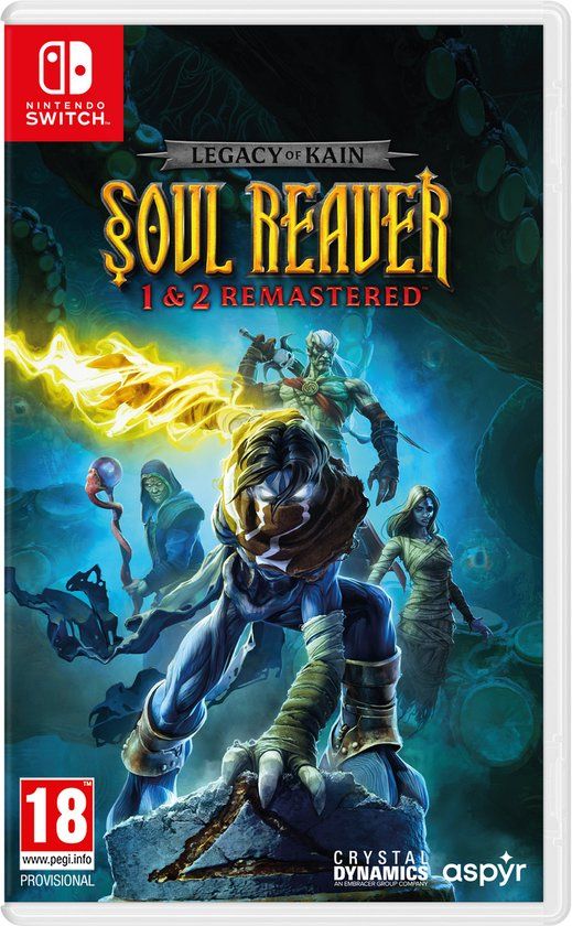 Legacy of Kain: Soul Reaver 1 & 2 Remastered - Nintendo Switch - Standard Edition - PAL