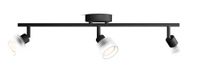 Philips Spot de plafond/mur Zwart GU10 3x LED 50W