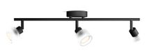 Philips Spot de plafond/mur Zwart GU10 3x LED 50W
