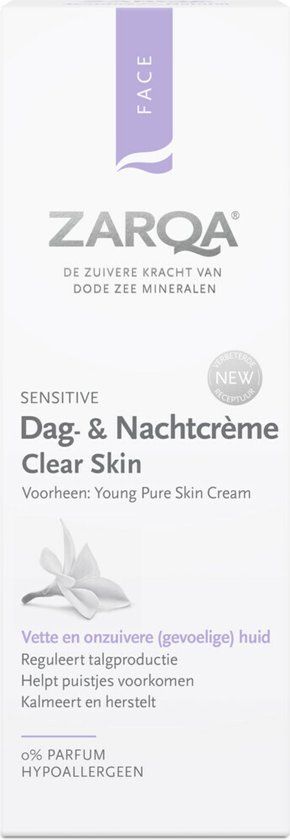 ZARQA Clear Skin Dag- en Nachtcrème - 75 ml