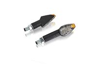 Puig 4491N knipperlicht LED Peak Model plastic behuizing met transparant knipperglas, zwart