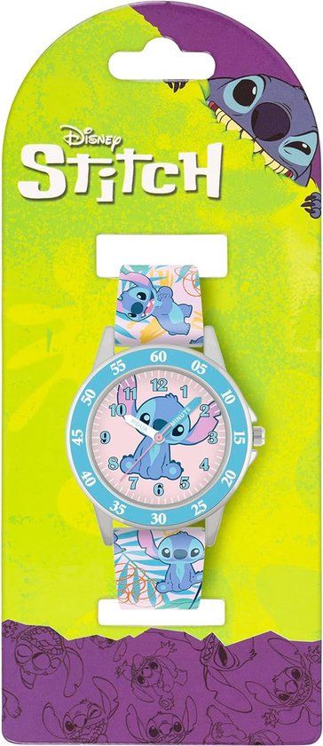 Disney Lilo & Stitch Time Teacher Polshorloge - Paars