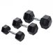 Taurus Hex TPE Single Dumbbell 12.5kg
