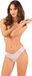 OBSESSIVE PANTIES & THONG Obsessive Heavenlly - Erotische Onderbroek - String - Wit - Xl/xxl