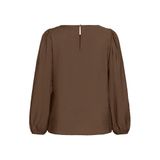 Kaffe Curve top Plus Size - bruin