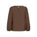 Kaffe Curve top Plus Size - bruin