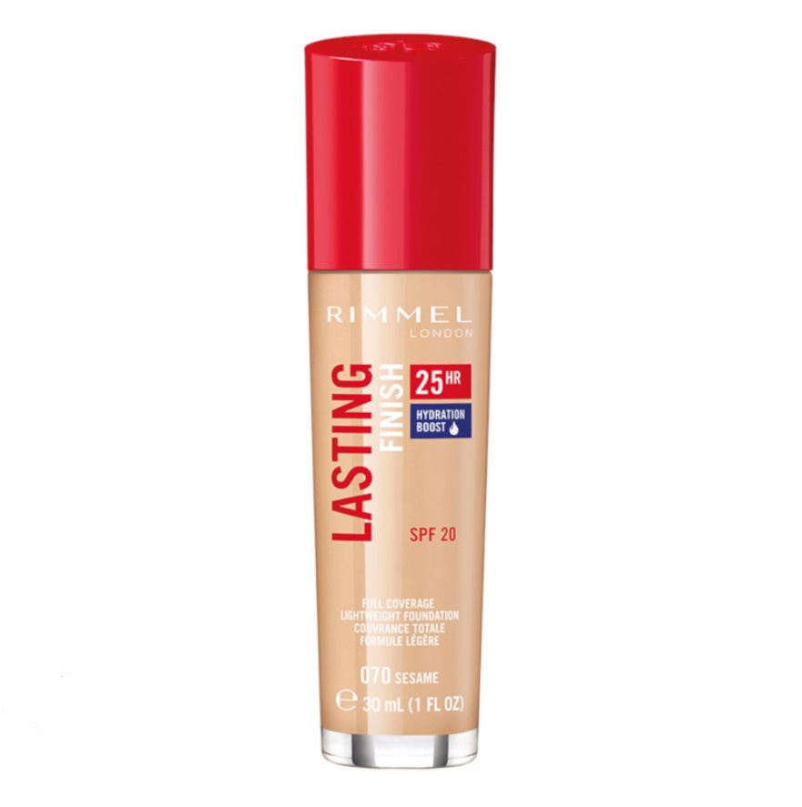 Rimmel Lasting Finish 25H Foundation - 070 Sesame - 30ml