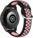 By Qubix - Siliconen sportbandje met gesp - Zwart + roze - Geschikt voor Garmin Forerunner 970 / 570 (47mm) / 255 - Smartwatch bandje 22mm