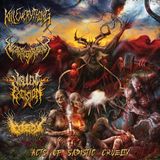 Acts Comatose Music Kill Everything, NecroticGoreBeast, Virulent Excision, Gorepot - Acts Of Sadistic Cruelty (CD)