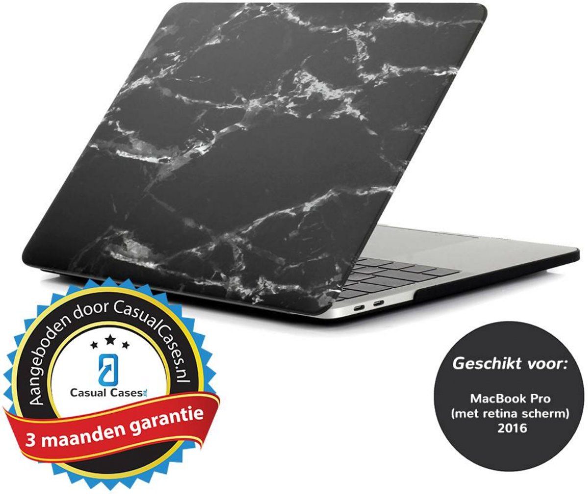 Lunso MacBook Pro Retina 13 inch (2016-2018) / - / - / marmer zwart/wit
