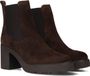 Unisa Klino Veterboots Dames Bruin Suède Maat 40