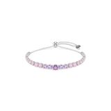 Swarovski Matrix Tennisarmband, Metaal, Zirkonia, Multi, Zilver
