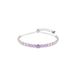 Swarovski Matrix Tennisarmband, Metaal, Zirkonia, Multi, Zilver