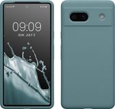 kwmobile telefoonhoesje geschikt voor Google Pixel 7a - Hoesje met siliconen coating - Smartphone case in antieksteen