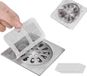 Filtres jetables pour ouvertures de ventilation, autocollants filtrants innovants pour ventilation de salle de bain, autocollants protecteurs pour ventilation de douche, rideau en maille pour ventilation dans la salle de bain et la cuisine (lot de 10)